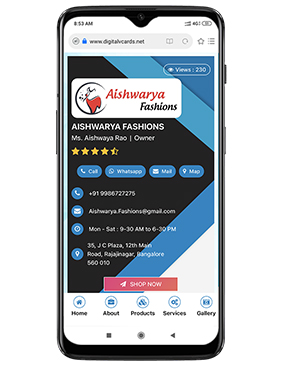 Create Digital Business visiting card online - digitalvcards